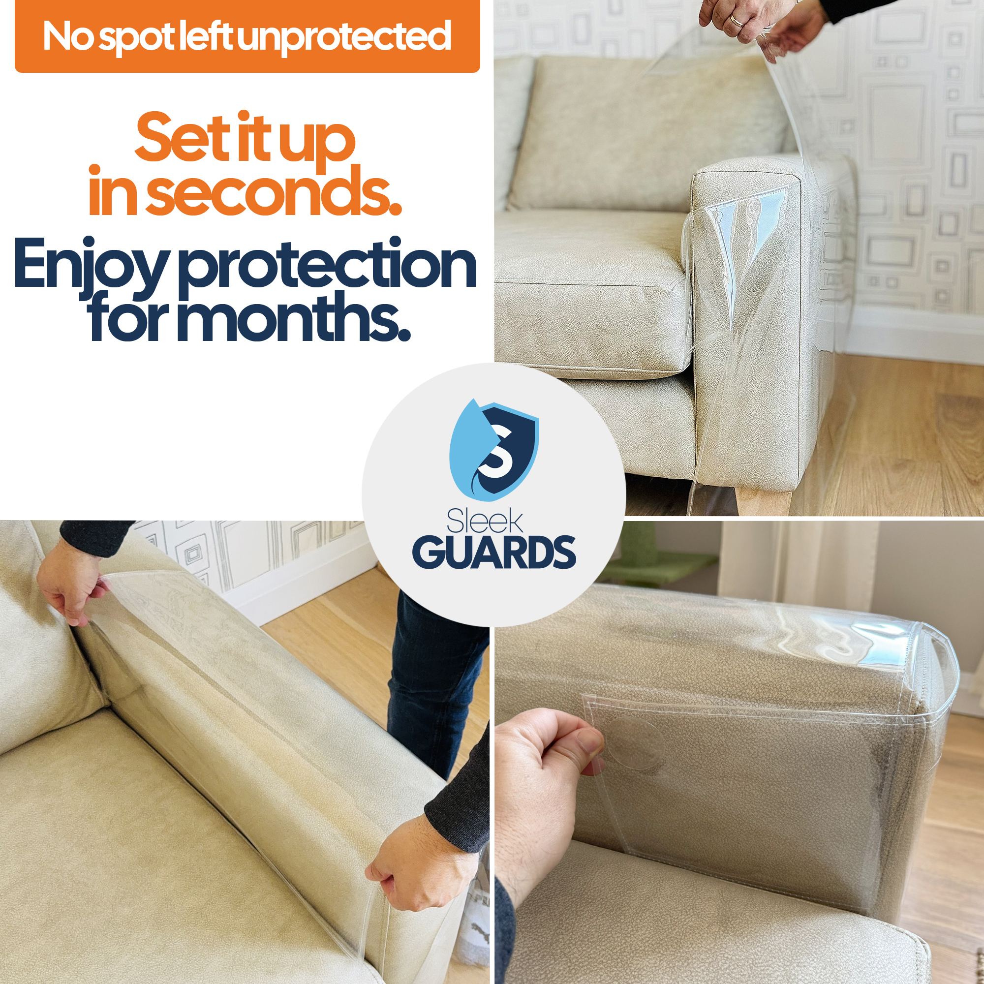 Cat Scratch Furniture Protector and Couch Arm Covers