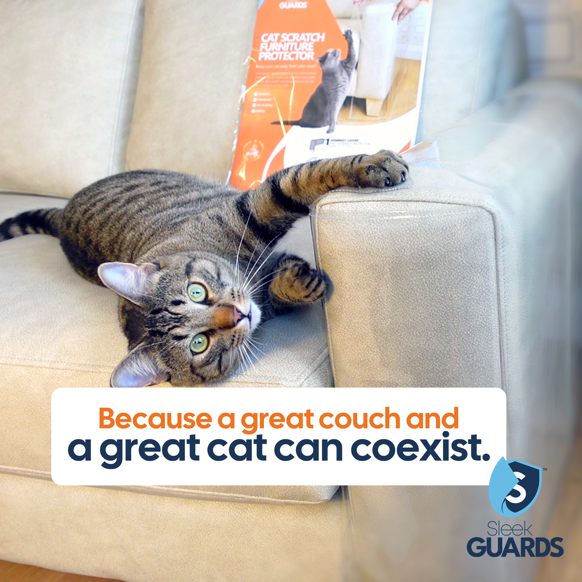Cat Scratch Furniture Protector and Couch Arm Covers