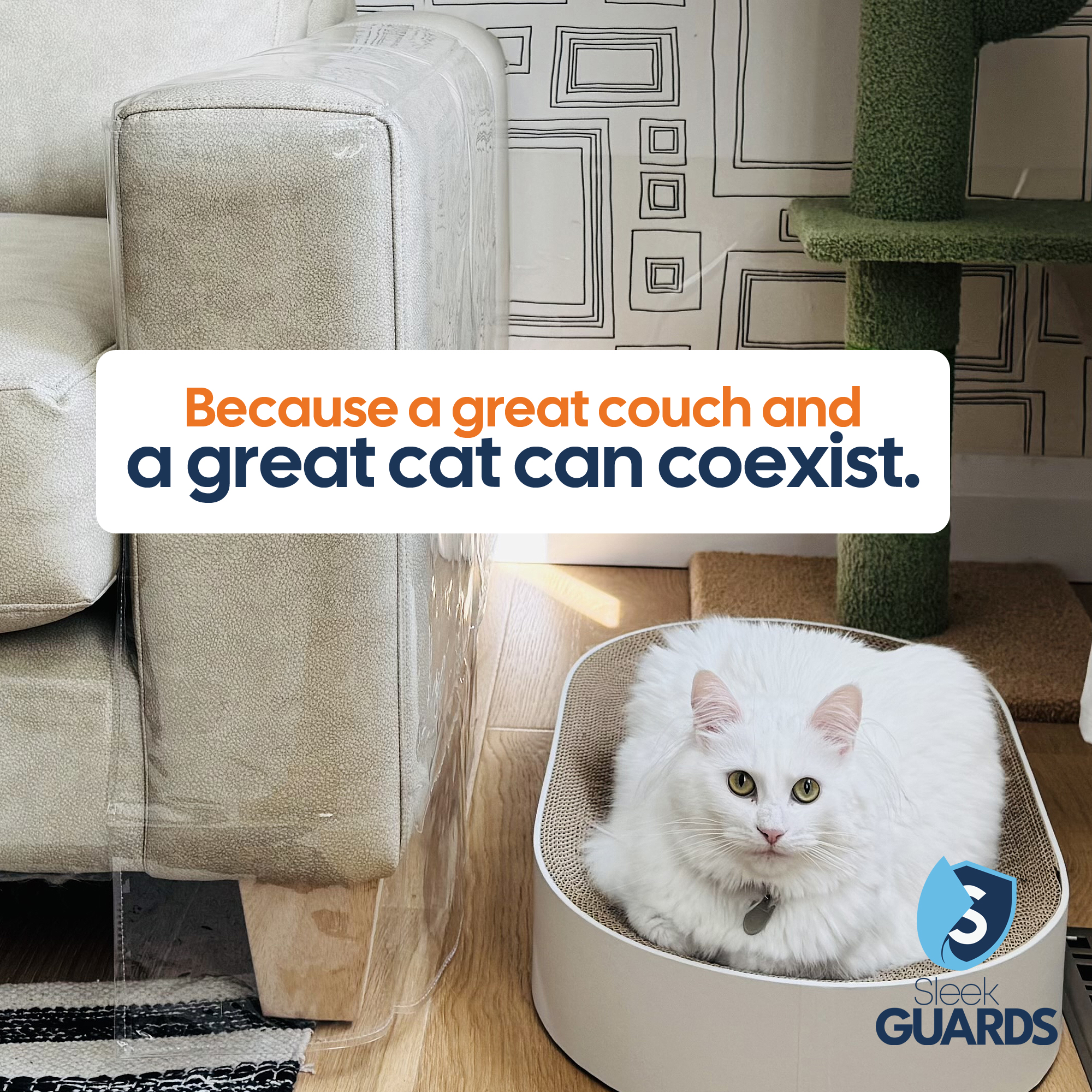 Cat Scratch Furniture Protector and Couch Arm Covers
